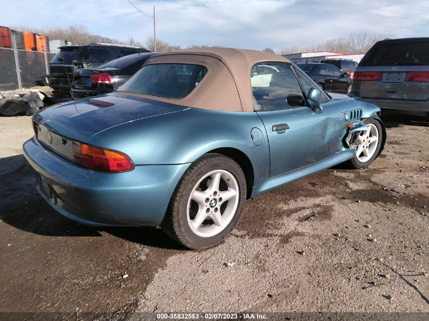 1998 BMW Z3 2.8 VIN: 4USCJ3338WLG20522 Lot: 35832553