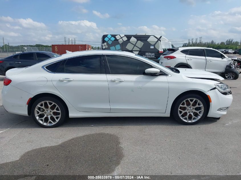 2015 Chrysler 200 C VIN: 1C3CCCCG3FN727941 Lot: 35833978