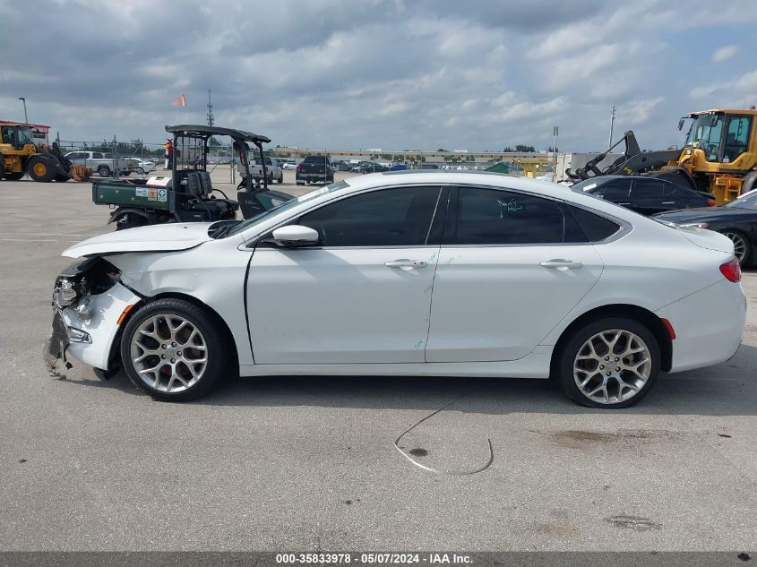 2015 Chrysler 200 C VIN: 1C3CCCCG3FN727941 Lot: 35833978