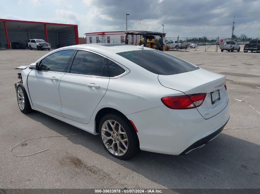 2015 Chrysler 200 C VIN: 1C3CCCCG3FN727941 Lot: 35833978