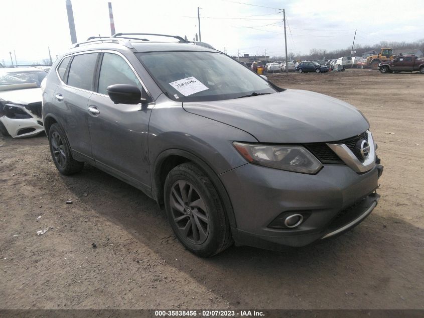 2016 Nissan Rogue Sl VIN: KNMAT2MV5GP729979 Lot: 35838456