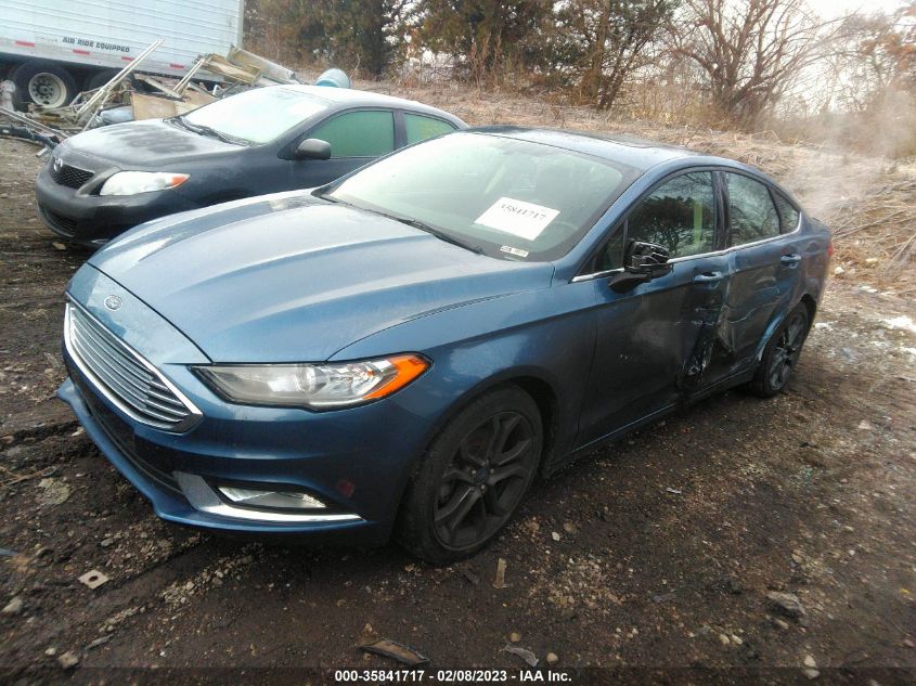 2018 Ford Fusion Se VIN: 3FA6P0HD0JR256109 Lot: 35841717