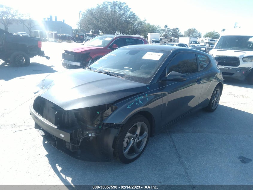 2019 Hyundai Veloster 2.0 VIN: KMHTG6AF2KU006274 Lot: 35857598