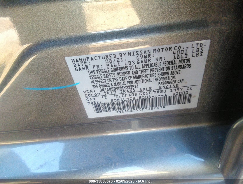 3N1AB8DV0MY322574