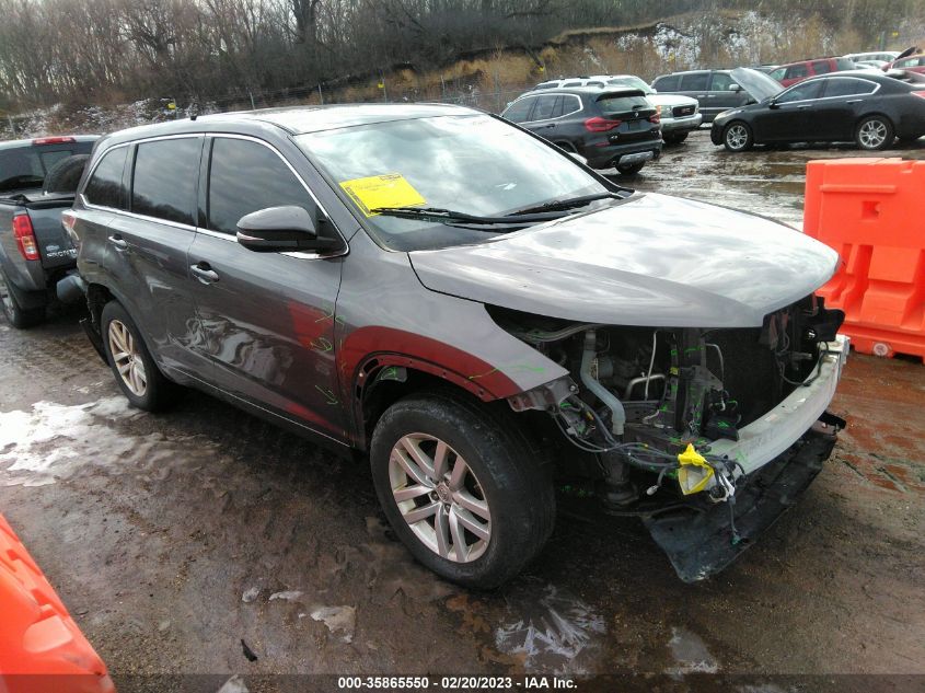 5TDBKRFH2ES020811 2014 Toyota Highlander Le