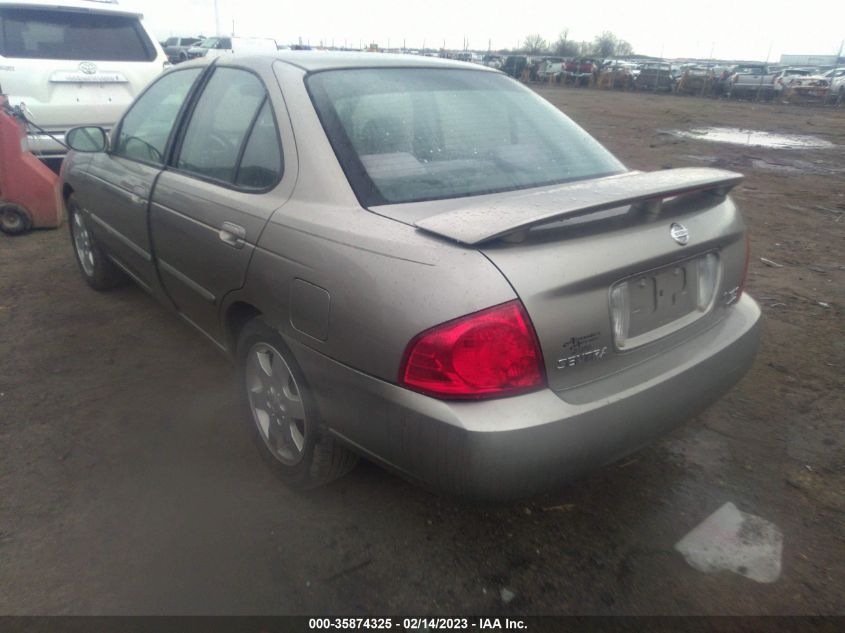 2006 Nissan Sentra 1.8S VIN: 3N1CB51D36L645066 Lot: 35874325