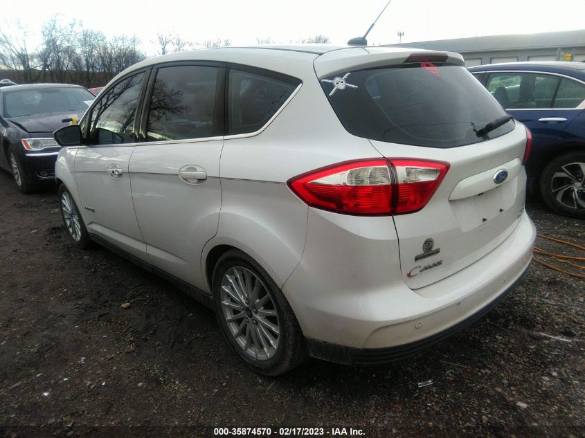 2013 Ford C-Max Hybrid Sel VIN: 1FADP5BU8DL529474 Lot: 35874570