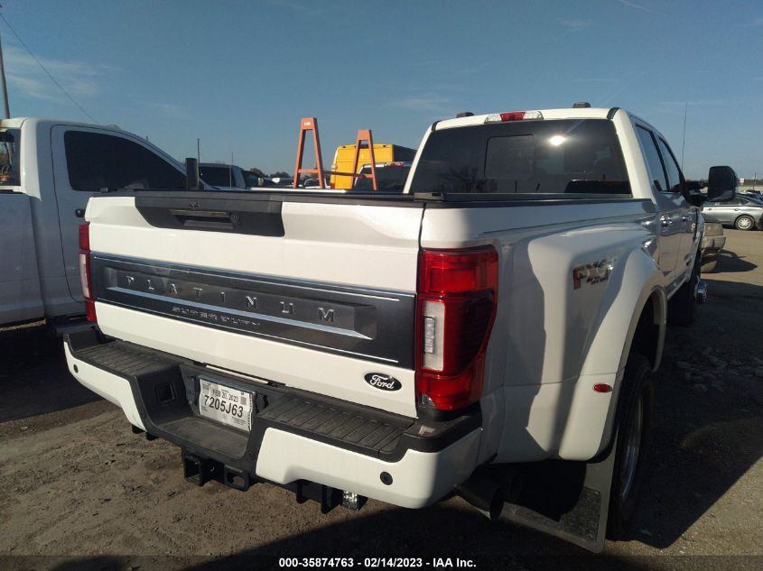 2021 Ford Super Duty F-350 Drw Xl/Xlt/Lariat/King Ranch/Platinum/Limited VIN: 1FT8W3DT5MEC48101 Lot: 35874763