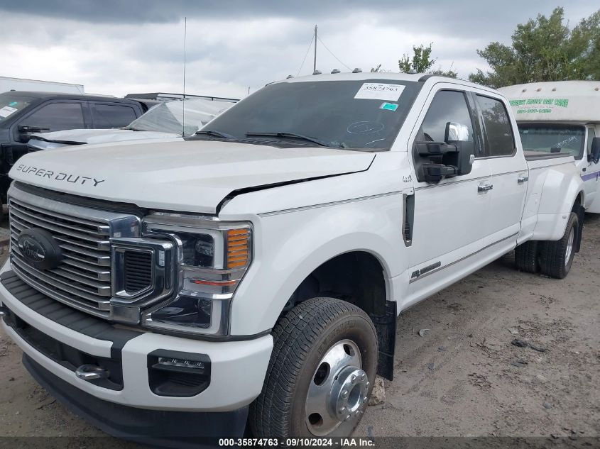 2021 Ford Super Duty F-350 Drw Xl/Xlt/Lariat/King Ranch/Platinum/Limited VIN: 1FT8W3DT5MEC48101 Lot: 35874763