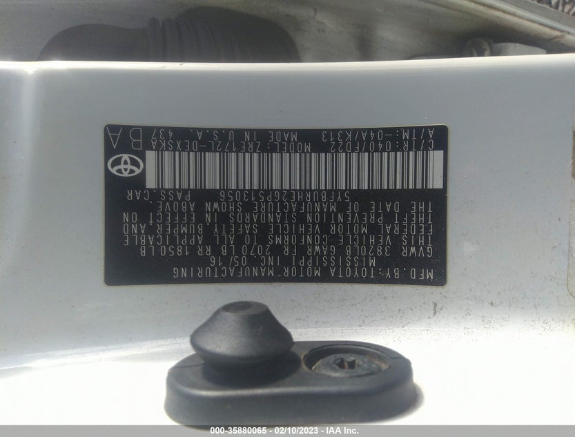 5YFBURHE2GP513056