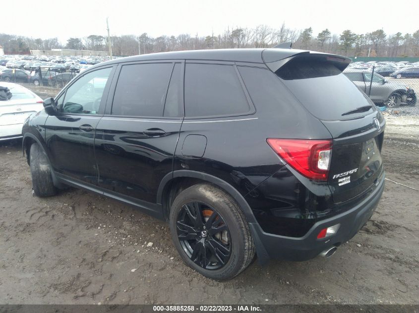 2021 Honda Passport 2Wd Sport VIN: 5FNYF7H20MB006906 Lot: 35885258