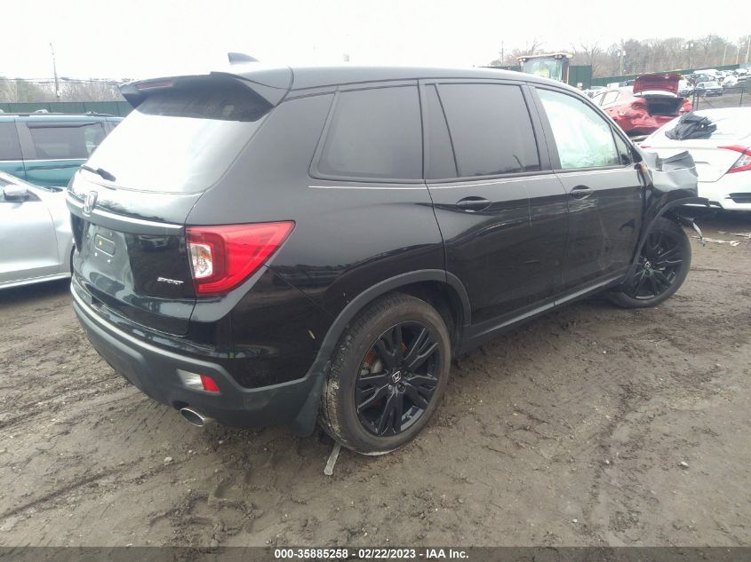 2021 Honda Passport 2Wd Sport VIN: 5FNYF7H20MB006906 Lot: 35885258