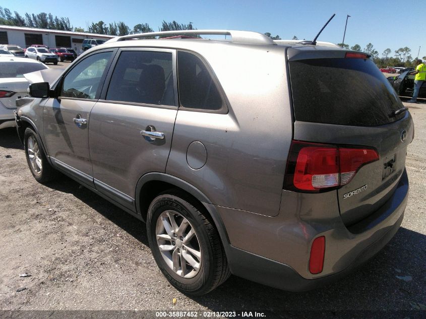 2015 Kia Sorento Lx V6 VIN: 5XYKT4A7XFG609795 Lot: 35887452