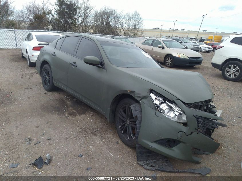 2013 Infiniti G37X VIN: JN1CV6AR8DM763187 Lot: 35887721