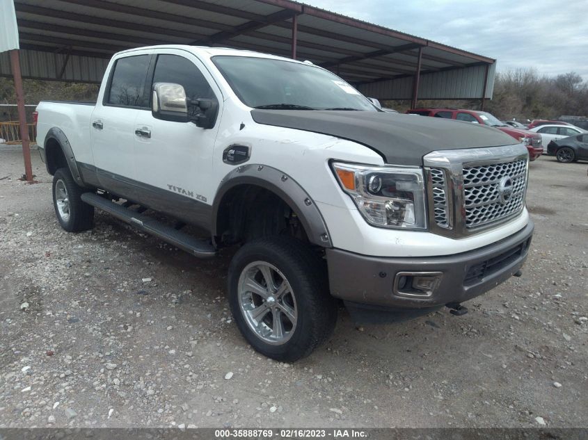 2017 Nissan Titan Xd Platinum Reserve VIN: 1N6BA1F42HN575024 Lot: 35888769