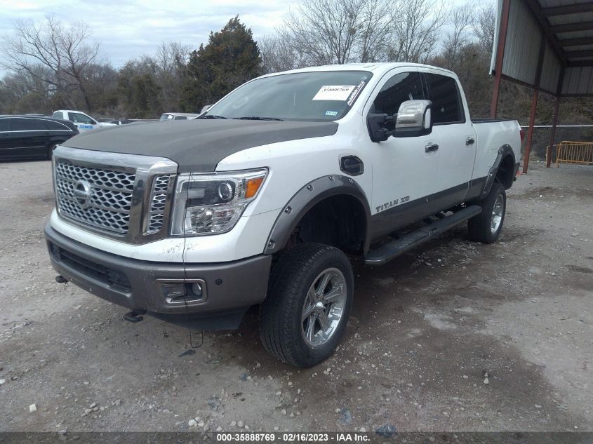 2017 Nissan Titan Xd Platinum Reserve VIN: 1N6BA1F42HN575024 Lot: 35888769