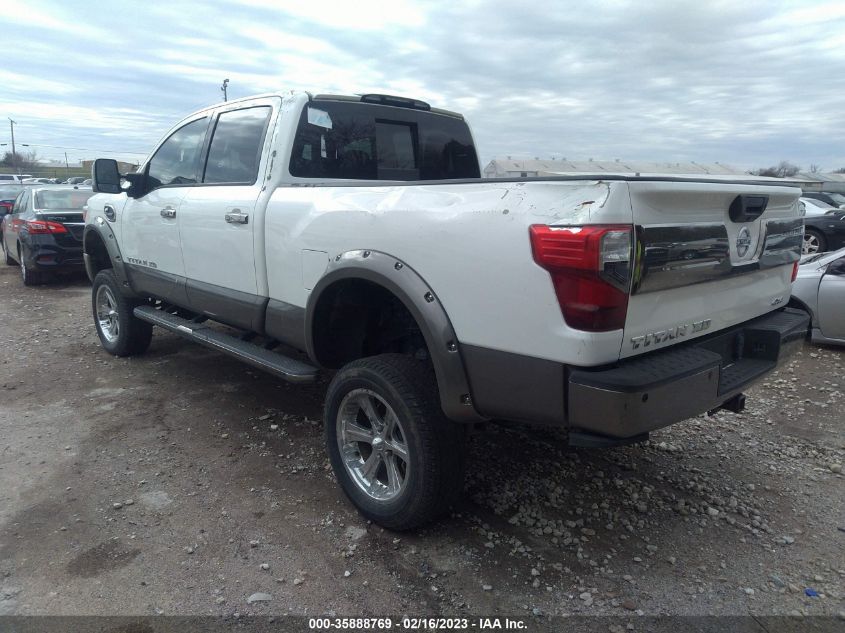 2017 Nissan Titan Xd Platinum Reserve VIN: 1N6BA1F42HN575024 Lot: 35888769