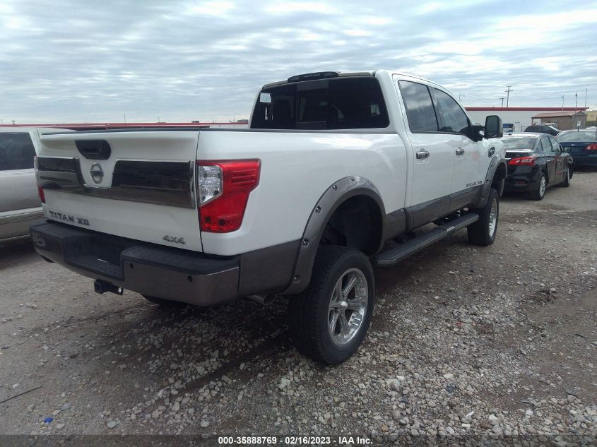 2017 Nissan Titan Xd Platinum Reserve VIN: 1N6BA1F42HN575024 Lot: 35888769