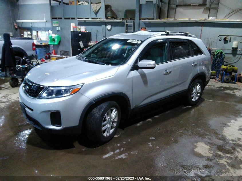 2014 Kia Sorento Lx V6 VIN: 5XYKTDA73EG524344 Lot: 35891965