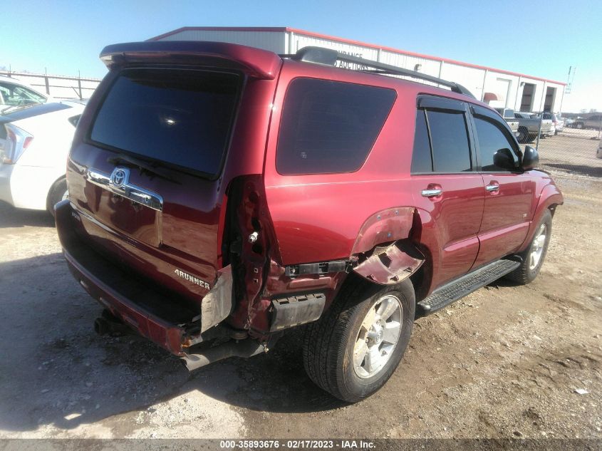 2007 Toyota 4Runner Sr5 V6 VIN: JTEZU14R478081828 Lot: 35893676