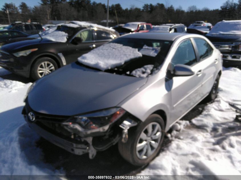 2016 Toyota Corolla Le VIN: 2T1BURHE4GC587644 Lot: 35897832