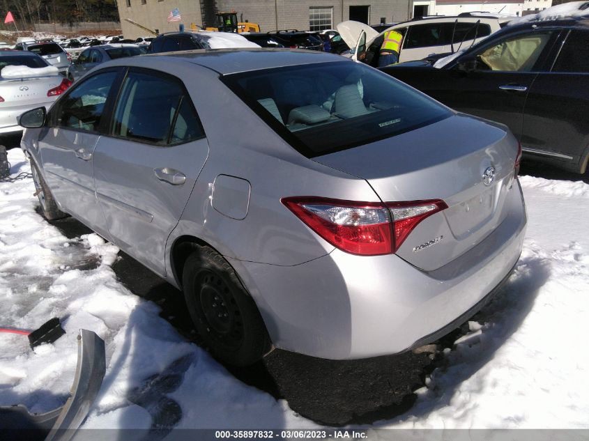 2016 Toyota Corolla Le VIN: 2T1BURHE4GC587644 Lot: 35897832