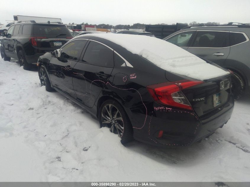 2021 Honda Civic Sport VIN: 2HGFC2F8XMH505718 Lot: 35898290