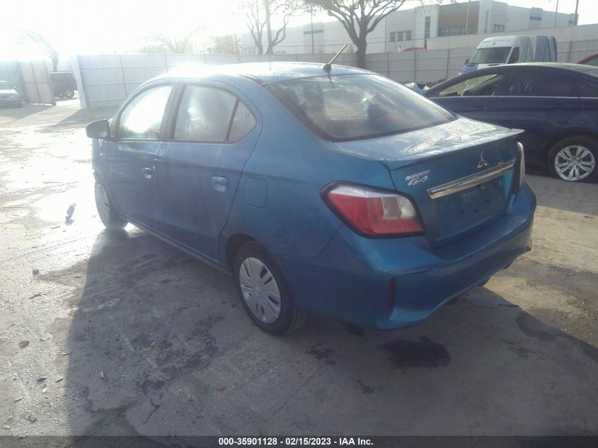 2022 Mitsubishi Mirage G4 Es VIN: ML32FUFJ7NHF08625 Lot: 35901128