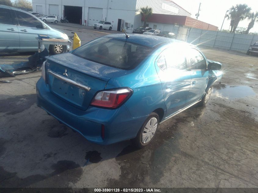 2022 Mitsubishi Mirage G4 Es VIN: ML32FUFJ7NHF08625 Lot: 35901128