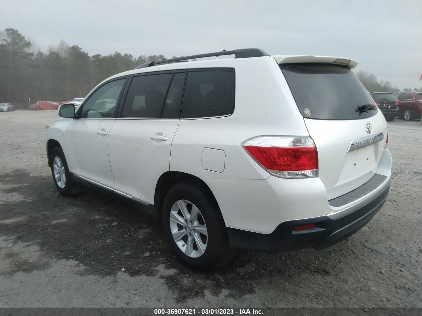 2012 Toyota Highlander Se V6 VIN: 5TDZK3EH3CS084334 Lot: 35907621