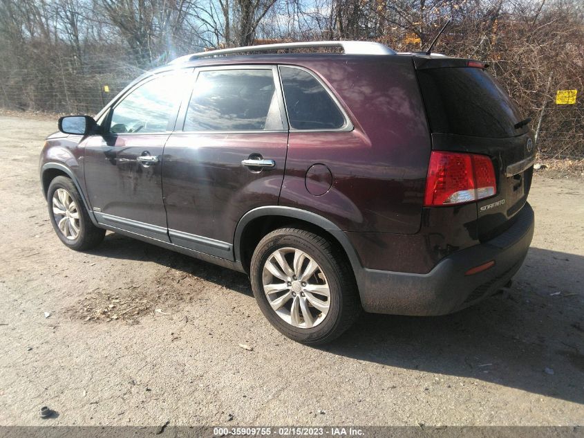 2011 Kia Sorento Lx V6 VIN: 5XYKTDA2XBG173075 Lot: 35909755