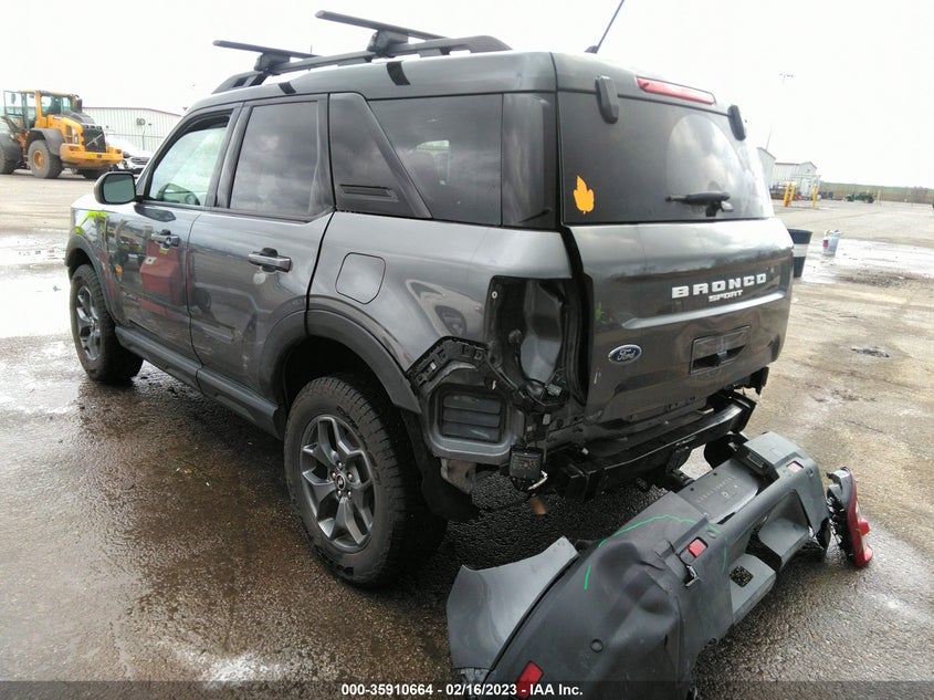 2021 Ford Bronco Sport Badlands VIN: 3FMCR9D93MRA03556 Lot: 35910664