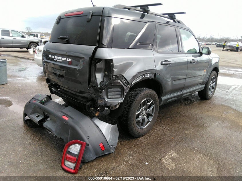 2021 Ford Bronco Sport Badlands VIN: 3FMCR9D93MRA03556 Lot: 35910664