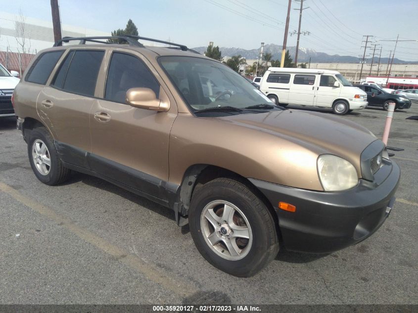 2003 Hyundai Santa Fe Lx/Gls VIN: KM8SC13D53U383172 Lot: 35920127