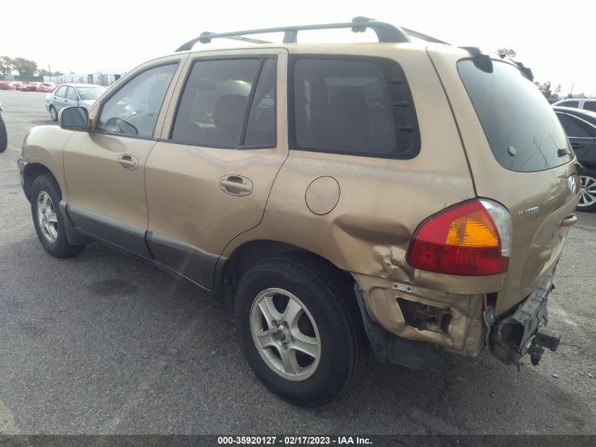 2003 Hyundai Santa Fe Lx/Gls VIN: KM8SC13D53U383172 Lot: 35920127