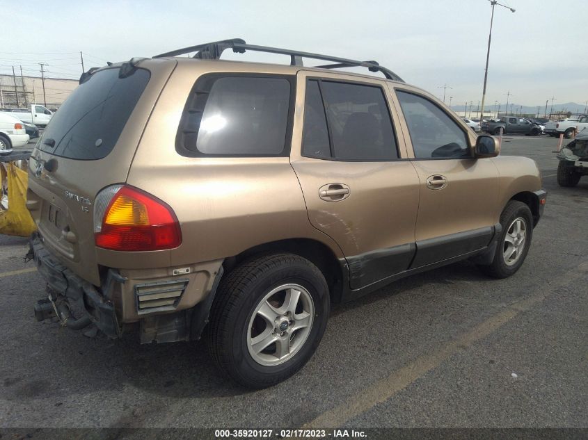 2003 Hyundai Santa Fe Lx/Gls VIN: KM8SC13D53U383172 Lot: 35920127