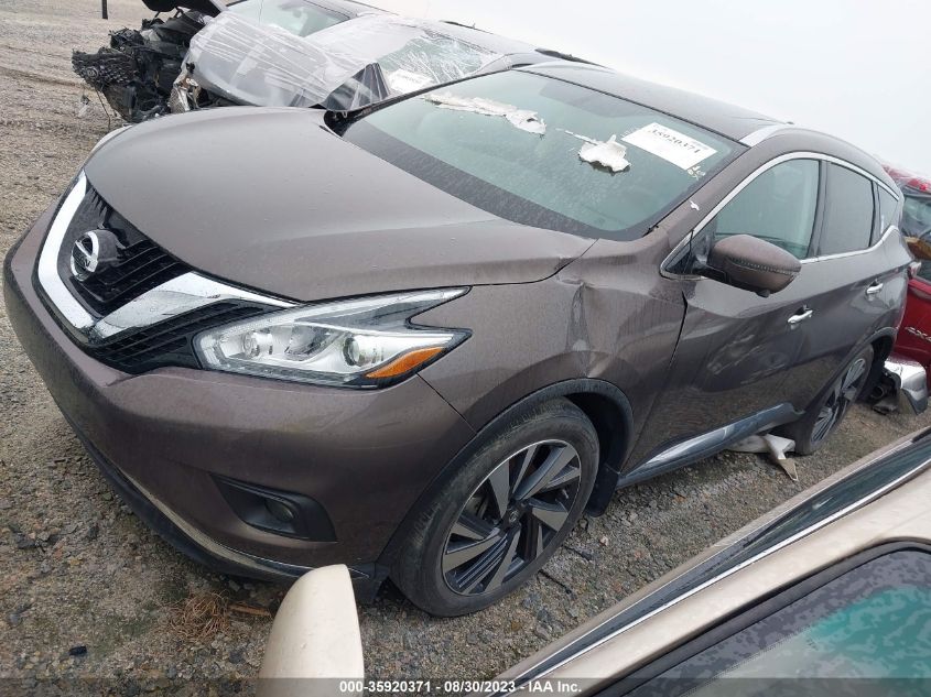 2017 Nissan Murano Platinum VIN: 5N1AZ2MH9HN175170 Lot: 35920371