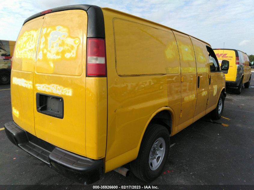 2014 Chevrolet Express 2500 Work Van VIN: 1GCWGFCA1E1200528 Lot: 35926600