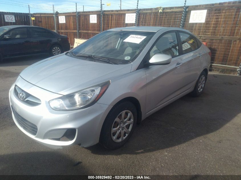 2013 Hyundai Accent Gls VIN: KMHCT4AE3DU323345 Lot: 35929492