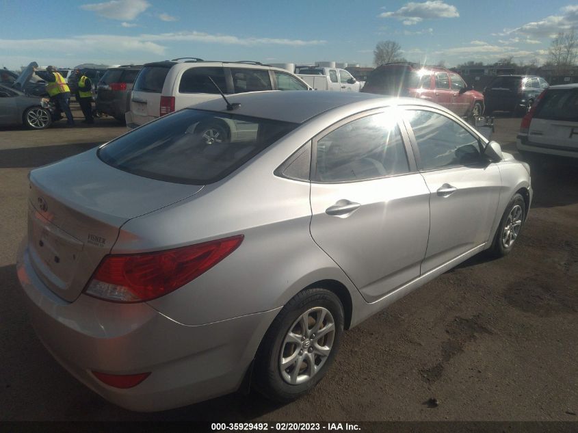 2013 Hyundai Accent Gls VIN: KMHCT4AE3DU323345 Lot: 35929492