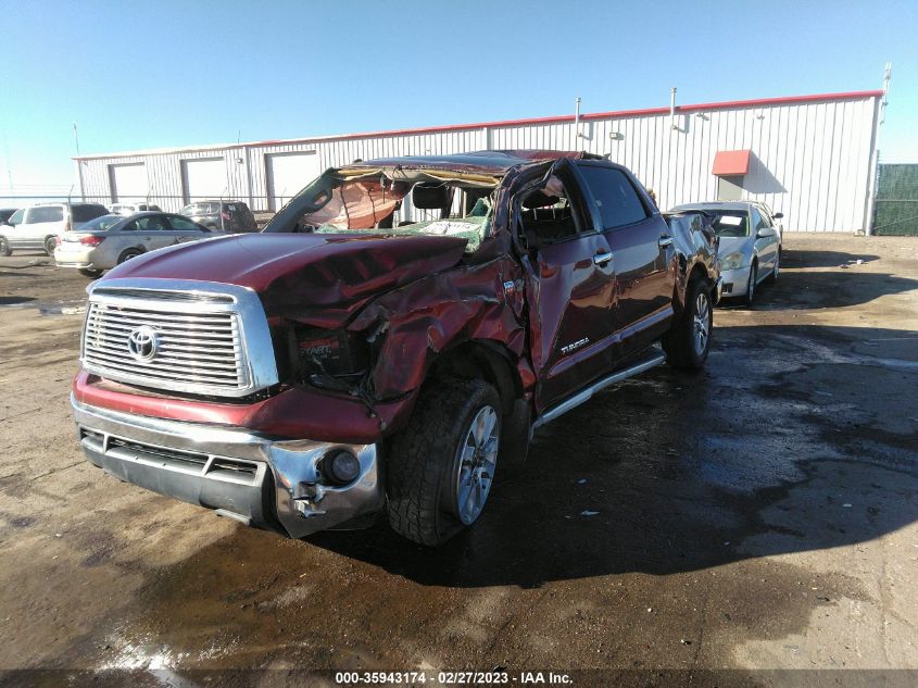 2010 Toyota Tundra 4Wd Truck Ltd VIN: 5TFHY5F15AX116120 Lot: 35943174