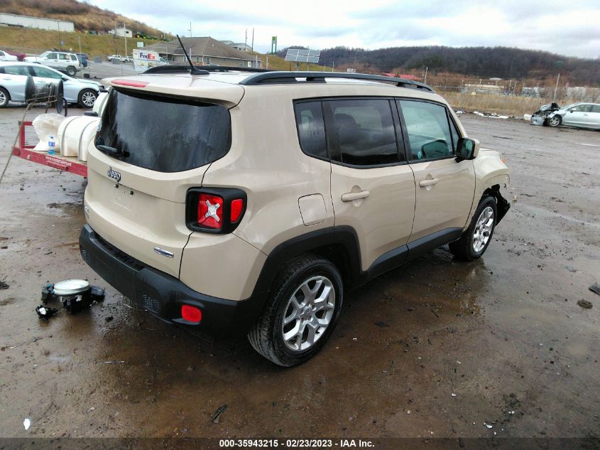 2015 Jeep Renegade Latitude VIN: ZACCJBBT3FPB96838 Lot: 35943215