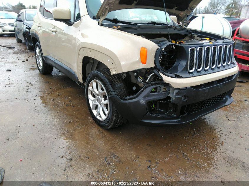 2015 Jeep Renegade Latitude VIN: ZACCJBBT3FPB96838 Lot: 35943215