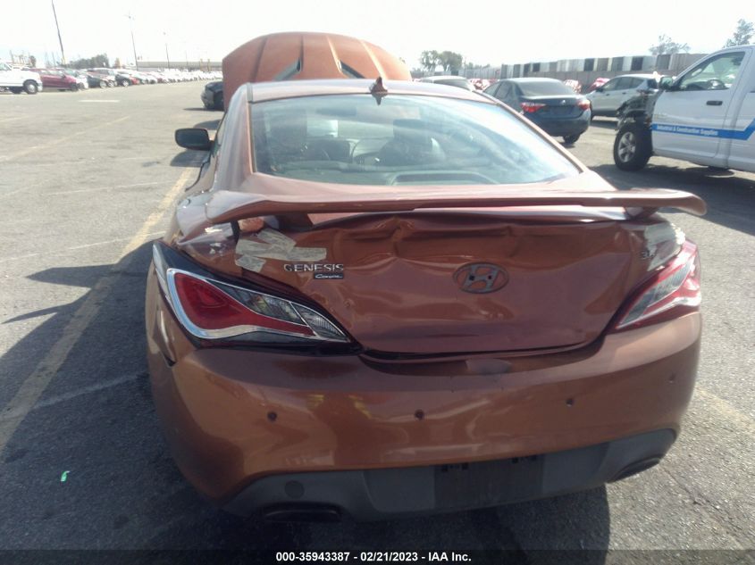 KMHHU6KJ0DU082838 2013 Hyundai Genesis Coupe 3.8 Grand Touring