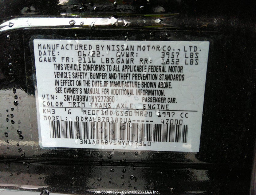 3N1AB8BV1NY277360