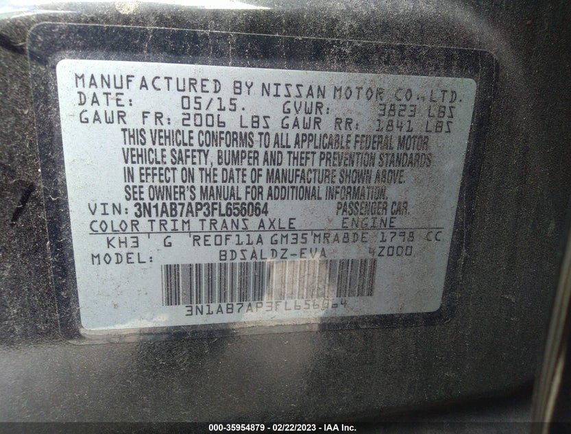 3N1AB7AP3FL656064