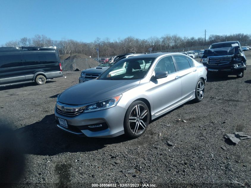 2017 Honda Accord Sport Se VIN: 1HGCR2F11HA250417 Lot: 35956032