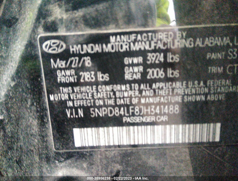 5NPD84LF8JH341488