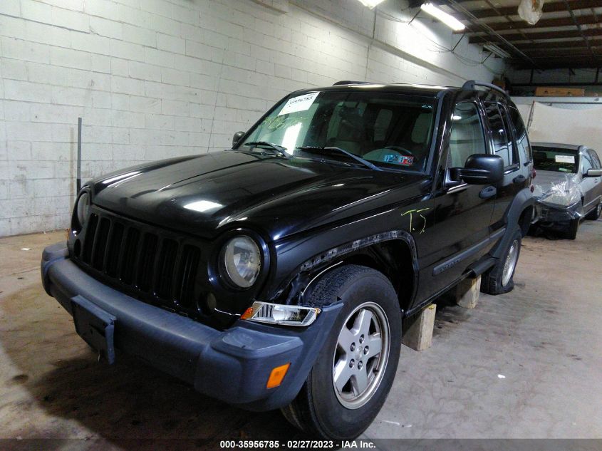 2006 Jeep Liberty Sport VIN: 1J4GL48K66W227938 Lot: 35956785