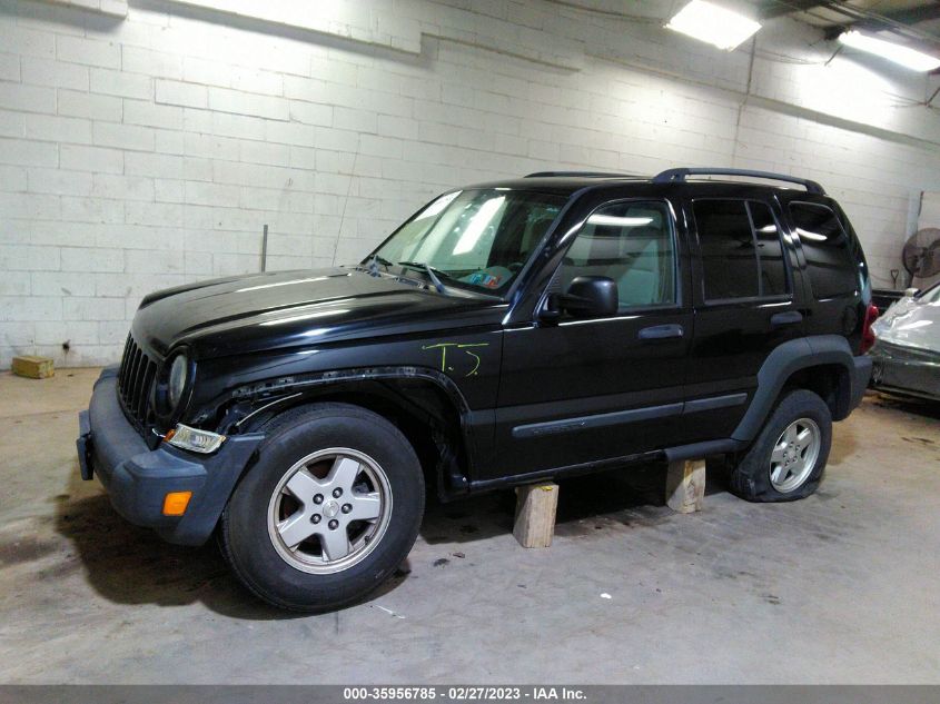 2006 Jeep Liberty Sport VIN: 1J4GL48K66W227938 Lot: 35956785